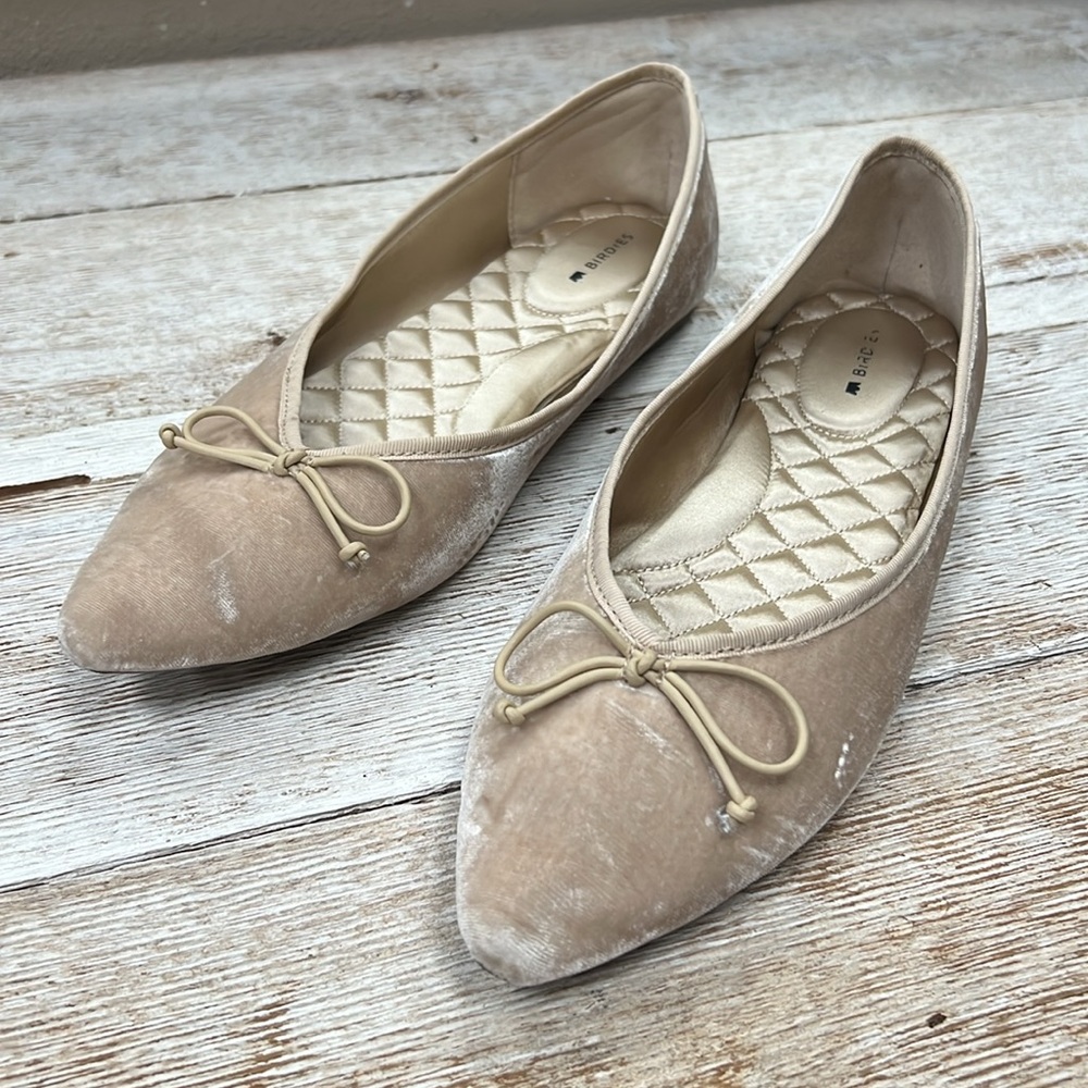 Birdies Goldfinch Pointed Toe Ballet Flat Shoe - Picture 2 of 8